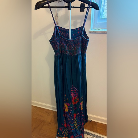 Natural Life Bailey Maxi Dress Floral Navy Folk Garden M Medium - Picture 7 of 12